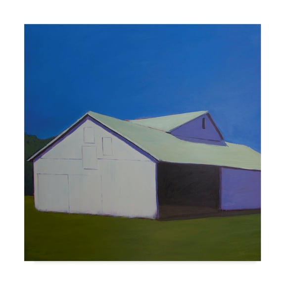 Trademark Fine Art 'Lonely Barn' Canvas Art by Carol Young