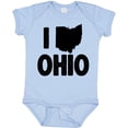 thumbnail image 3 of Inktastic I Love Ohio with State Silhouette Boys or Girls Baby Bodysuit, 3 of 5