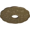thumbnail image 3 of Ekena Millwork 17 7/8"OD x 3 7/8"ID x 1"P Terrones Butterfly Ceiling Medallion (Fits Canopies up to 3 7/8"), Hand-Painted Mississippi Mud, 3 of 6