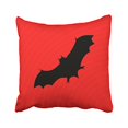 thumbnail image 1 of RYLABLUE Halloween Bat In Red Throw Pillow Covers Cushion Cover Case 18x18 Inches Pillowcases Two Side, 1 of 1