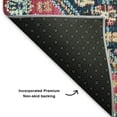 thumbnail image 5 of Addison Rugs Mayfield Premium Machine Washable Transitional Aztec Teal Rectangle Rug, 10' x 14', 5 of 7