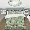 thumbnail image 2 of Designart "Meadows Inspired By Lush Green Grasslands" Botanical Bedding Covert Set - Bohemian & Eclectic Bed Set With 1 Sham, 2 of 5