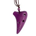 thumbnail image 1 of 6 hoyos de cerámica Ocarina Alto C Instrumento musical de estilo submarino con puntaje musical Lanya Abanopi  Ocarina, 1 of 7