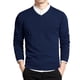 thumbnail image 3 of Cotton Sweater Men Long Sleeve Pullovers Outwear Man V Neck Male Sweaters Fashion Brand Loose Fit Knitting Clothing Korean Style, 3 of 5