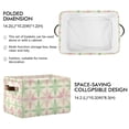 thumbnail image 2 of Yayeee Canvas Storage Basket with Handles for Shelves Fabric Bins Closet Organizer, Beige Symmetrical Stars, 2 of 8