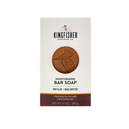 Kingfisher Co. Men's Moisturizing Bar Soap, Bourbon and Maple, 10 oz