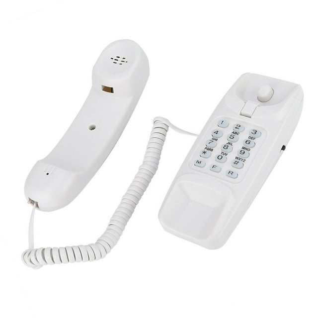 Teléfono con cable para el HOGAR, Teléfono Fijo Con Botones Grandes para Personas Mayores, Teléfono Básico monto en la Pared Para El Hogar, la Oficina y Más
