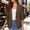 Brown women's blazer jacket a1, variant on Women's Fall Winter Collared 3/4 Sleeve Blazer Button Down Open Front Solid Elegant Casual Jacket Office Work Trendy Coat, Blue 2XL