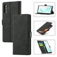 thumbnail image 3 of Compatible with Samsung Note 10 Wallet Case, PU Leather Flip Folio Case with Card Holders RFID Blocking Kickstand [Shockproof TPU Inner Shell] Phone Cover For Samsung Galaxy Note 10, Black, 3 of 11