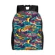 thumbnail image 1 of Fotbe Colorful Carp Streamer Mochila de Viaje para Laptop, Mochila Ejecutiva Delgada y Resistente 15.6", 1 of 8