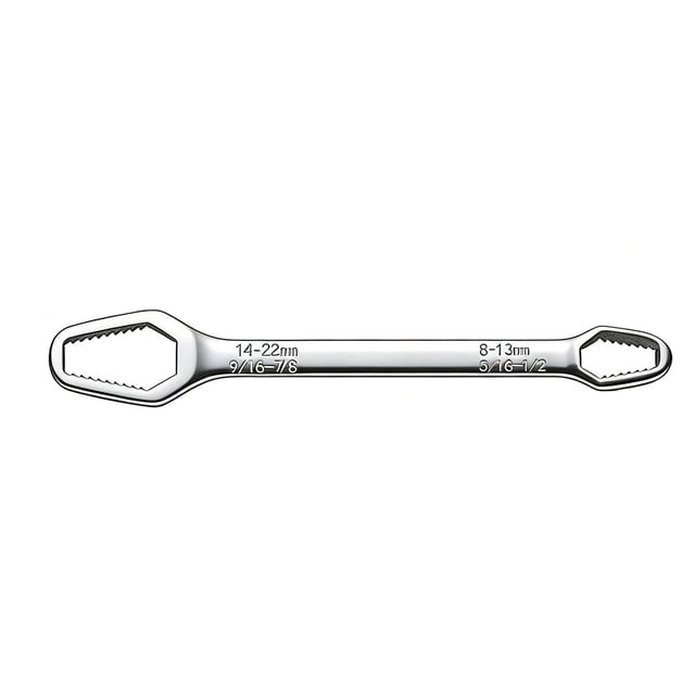 Clé Universelle à Double Extrémité pour Automobile, Bicyclette, Entretien, Plomberie, Clé 8-22 mm à Serrage Automatique, Clé Réglable