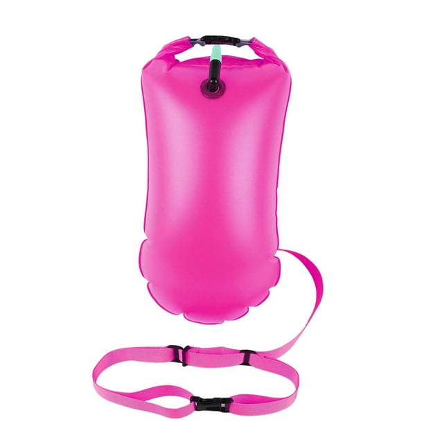 Bolsa de natación Sonducket Anillo de boya inflable PVC Rosa roja