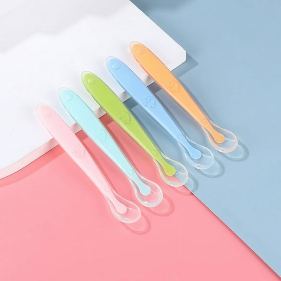 Baby Silicone Soft Spoons| Training Feeding for Kids Toddlers Children and Infants