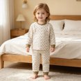thumbnail image 2 of UAYOTSE Baby Boys Girls Cartoon Pajama Set Toddler 3 6 12 18 Months 2T 3T 4T 5T 6T fit Pjs Soft Breathable Long Sleeve Jammies Size 2-4 Years, 2 of 7