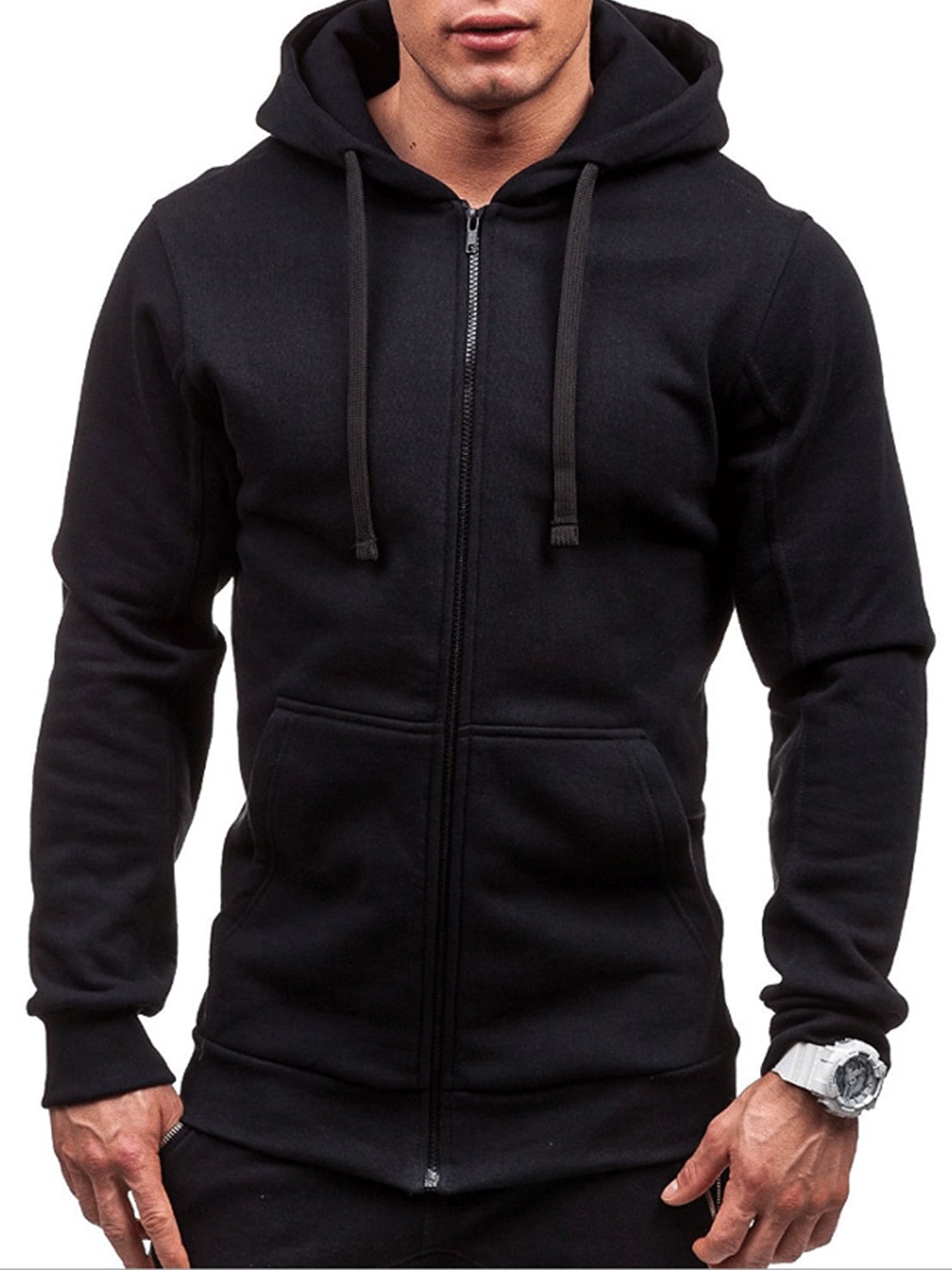 Details about   Erima Sport Training Running Casual Mens Full Zip Hooded Jacket Tracksuit Top 