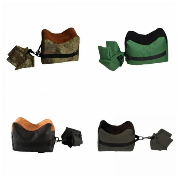 Shooting Rest Bags Front Rear SandBag Support Stand Holders for Gun Rifle with Durable Construction and Water Resistance for Outdoor, Range, Shooting and Hunting