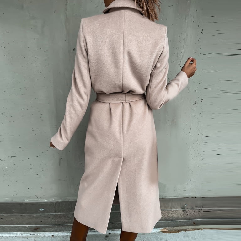lcziwo 2024 Trench Coat for Women Clearance,Women Trench Coats