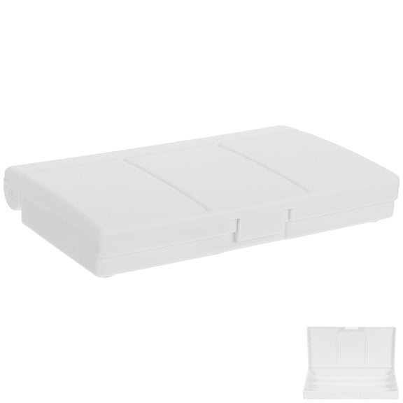 TABLZONE Plastic Paint Palette White Multi Compartment for Acrylic Watercolor Oil Paints 1 Piece