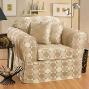 Home Trends Harper Chair Slipcover, Flax