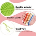 thumbnail image 3 of Uxcell 6Pcs Crocheting Yarn, 1.8mm Green 5 Ply Acrylic Yarn 150g Sport Weight Yarns Bulk Soft and Fluffy Yarns for Knitting DIY Crochet Handicraft Blankets Gift, 328 Yards Total, 3 of 4