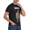 thumbnail image 5 of Rocky 1970's Sports Boxing Action Movie Rocky Balboa Men's T-Shirt Short Sleeve Round Neck Shirts Pure Cotton Casual Tees Novelty Print Shirt Black, 5 of 8