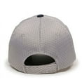 thumbnail image 2 of Outdoor Cap JM-123 Jersey Mesh-Light Grey/NAVY-Youth, 2 of 8