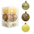 thumbnail image 2 of AYktou Christmas Balls 12PCS Christmas Decoration Christmas Tree Hangings Decorations Painted Hangings,6cm/2.36in, 2 of 9