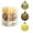 Gold, variant on Summercome 24pcs Shatterproof Christmas Tree Ornaments, Plastic Christmas Balls Ornament Bulk for Xmas Tree Home Indoor/Outdoor Holiday Party Decorations, 2.28 inches