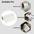 thumbnail image 4 of Unique Bargains 4.33'x295' (110mmx90m) Wax Thermal Transfer Ribbon, 1 Roll 1/2' Core Ink Out Barcode Ribbon with Core, White, 4 of 6