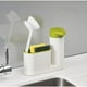 thumbnail image 5 of Caja de almacenamiento con dispensador de jabón, caja de distribución de estropajo multifuncional, organizador de fregadero de cocina y baño minimalista, 5 of 5
