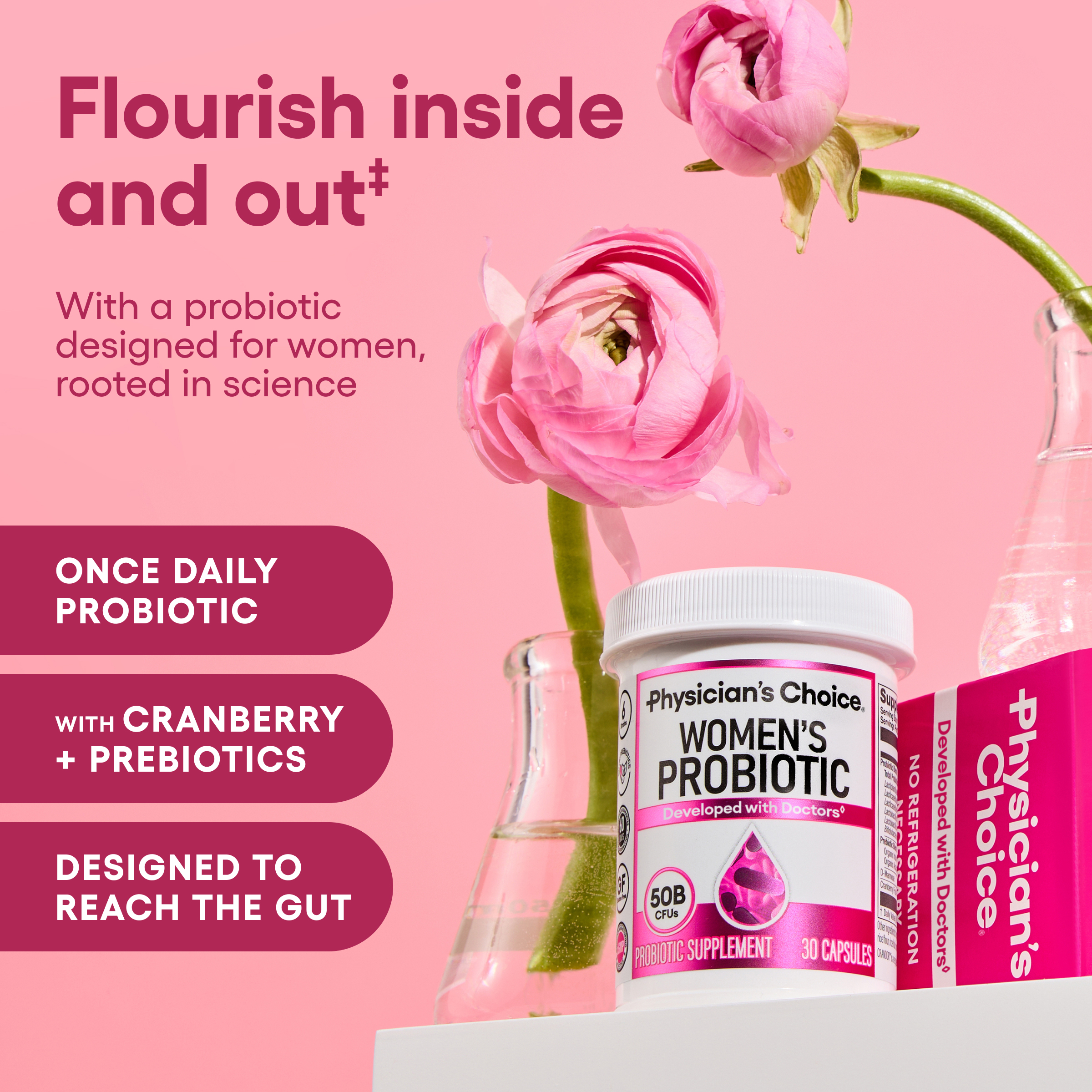 Physicians' Choice Women's Probiotic 50 Billion CFU, 30 Count photo 2