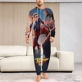 thumbnail image 2 of Henry Danger Women Men Pajamas Zipper Onesie Jumpsuit Hooded One Piece Sleepwear, 2 of 7