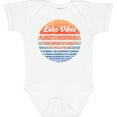 thumbnail image 3 of Inktastic Lake Vibes Distressed Retro Sunset Boys or Girls Baby Bodysuit, 3 of 5