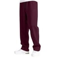 thumbnail image 2 of Staki Boys Fleece Pants Boys Lightweight Jogger Pants Youth Kids Hiking Active Athletic Pants with Pockets(Wine,11-12 Years), 2 of 5