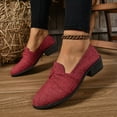 thumbnail image 1 of LSLJS Chaussures Décontractées Confortables pour Femmes à Talon Bas de Couleur Unie, Mocassins Chaussures pour Femmes, Cadeau pour Femmes, 1 of 9