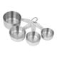 thumbnail image 1 of Juego de 4 tazas medidoras Trudeau Home Presence de acero inoxidable, 1 of 1