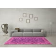 thumbnail image 3 of Ahgly Company Indoor Rectangle Abstract Pink Modern Area Rugs, 5' x 8', 3 of 4