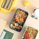thumbnail image 3 of Sywqhk Caja de contenedores de almuerzo para microondas con compartimentos Contenedor de alimentos (Azul) Sywqhk Para estrenar, 3 of 9