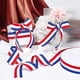 thumbnail image 4 of Cinta americana de 1,1 pulgadas, cinta de grosgrain a rayas rojas, blancas y azules, cinta patriótica para manualidades, 4 of 5