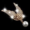 thumbnail image 5 of Angel Wing Crystal Rhinestone Brooch Pin For Elegant Women Blouse Pin Charms, 5 of 8
