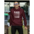 thumbnail image 2 of Black Whyte Techno Style Hoodie Men -Image by Shutterstock, Male Large, 2 of 4