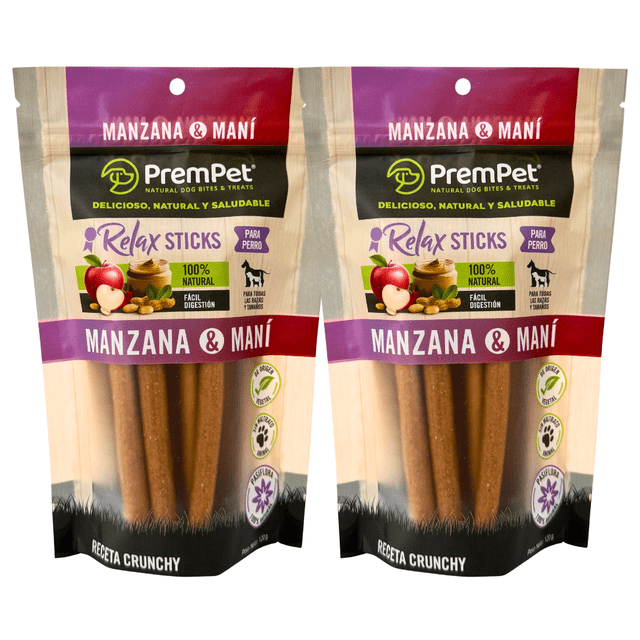 Paquete de 2 Premios Relax Sticks para Perros PremPet
