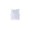 thumbnail image 6 of Pipeline Collection Frameless Rectangular Wall Mounted Tilt Mirror in Antique Bronze, 6 of 6