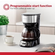 Holstein Housewares 5-Cup Programmable Coffee Maker