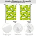 thumbnail image 4 of Sigee Green Apple for Live Happy Decorative Small Garden Flag,Double Sided Yard Flags Holiday Garden Flags for All Seasons, 4 of 9