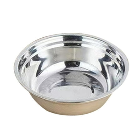 Thickened Stainless Steel Basin Multifunctional For Soup Vegetables Rice Baking Beating Eggs round Woven Mats for Table Dinner Table Mats round round Outdoor Table Set for 4 Table Runners 36 Inches