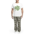 thumbnail image 5 of CafePress - Skulls Shamrock Men's Light Pajamas - Men's Light Loose Fit Cotton Pajama Set, 5 of 7