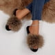 thumbnail image 5 of Xucatan Women's Plush Winter Slippers with Cute Decorations Cozy Fleece-Lined Indoor House Shoes, Non-Slip Comfortable Casual Flat Slides for Women Gift, 5 of 8