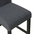 thumbnail image 3 of New Classic Furniture High Line Wood Counter Chair in Gray (Set of 2), 3 of 8