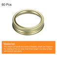 thumbnail image 3 of Uxcell Canning Jar Rings, 60 Pack - Tinplate Split-Type Mason Jar Replacement Bands Regular Mouth Leak Proof (Gold), 3 of 6